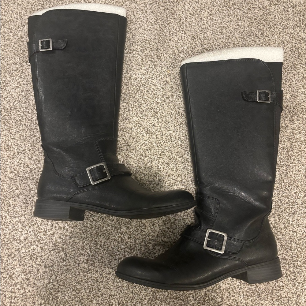 Life Stride Elegant Black Tall Boots